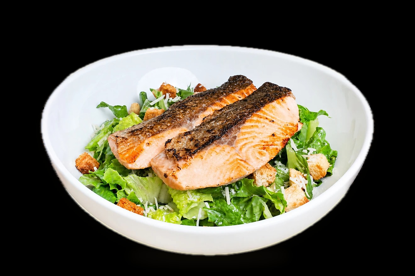 Salmon Caesar Salad